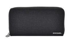Diesel Portafoglio donna Metropoly 24 Zip Nero<Donna Portafogli Donna