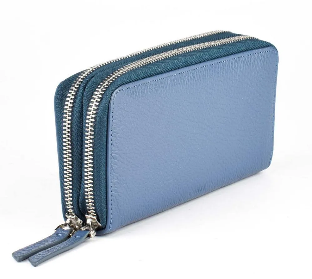 Gianfranco Corti Portafoglio donna due zip Alce 8877<Donna Portafogli Donna