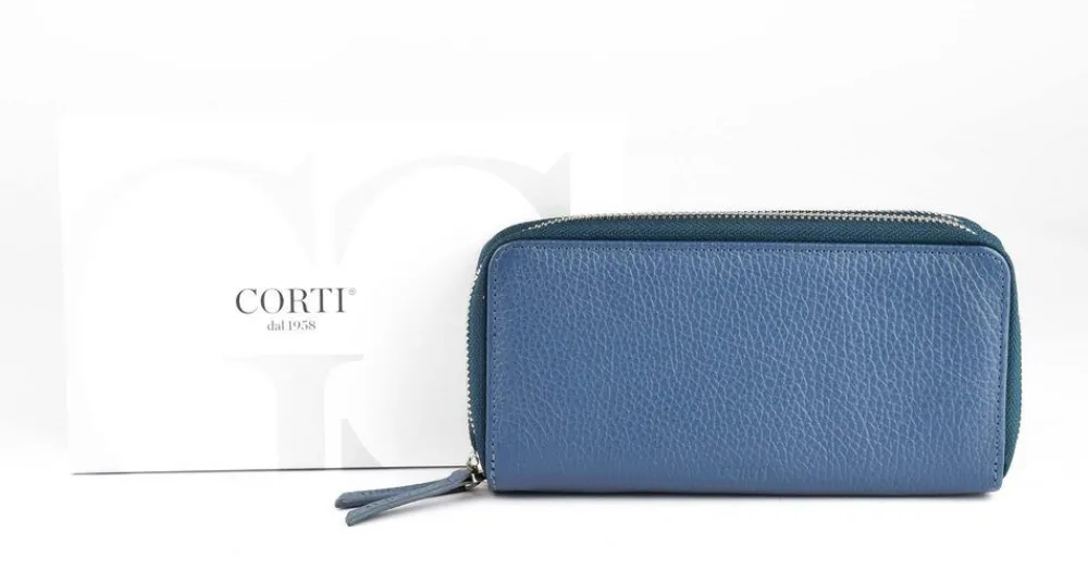 Gianfranco Corti Portafoglio donna due zip Alce 8877<Donna Portafogli Donna