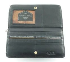 Tony Perotti Portafoglio donna in cuoio art 1192 nero<Donna Portafogli Donna