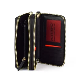 Valentino Bags Portafoglio donna 2-zip Superman Nero<Donna Portafogli Donna