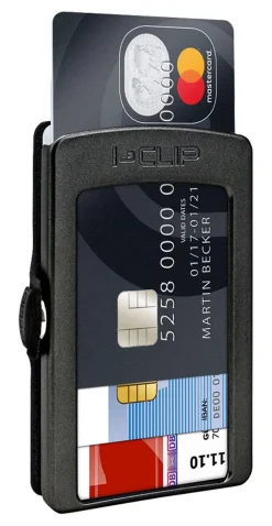 I-Clip Portafoglio Carbon - Gunmetal Black<Uomo Portafogli Uomo