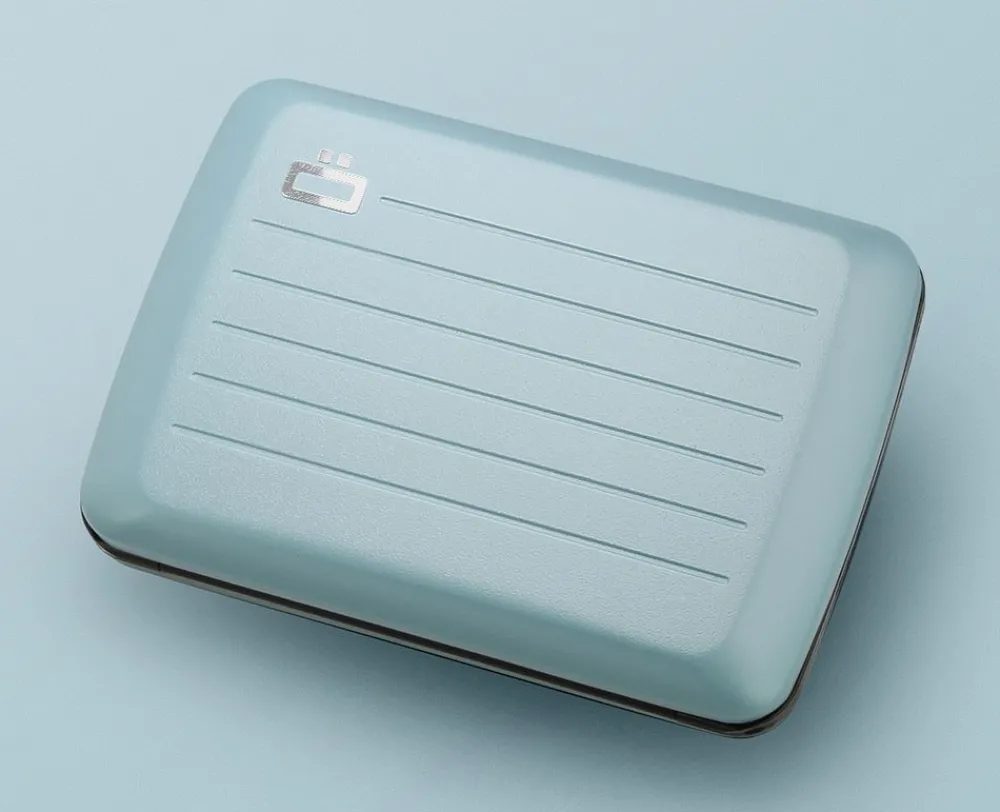 Ogon Design Portafoglio in alluminio Smart Case V2 Arctic Blue< Portafogli Alluminio