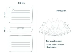 Ogon Design Portafoglio in alluminio Smart Case V2 Cactus Green< Portafogli Alluminio