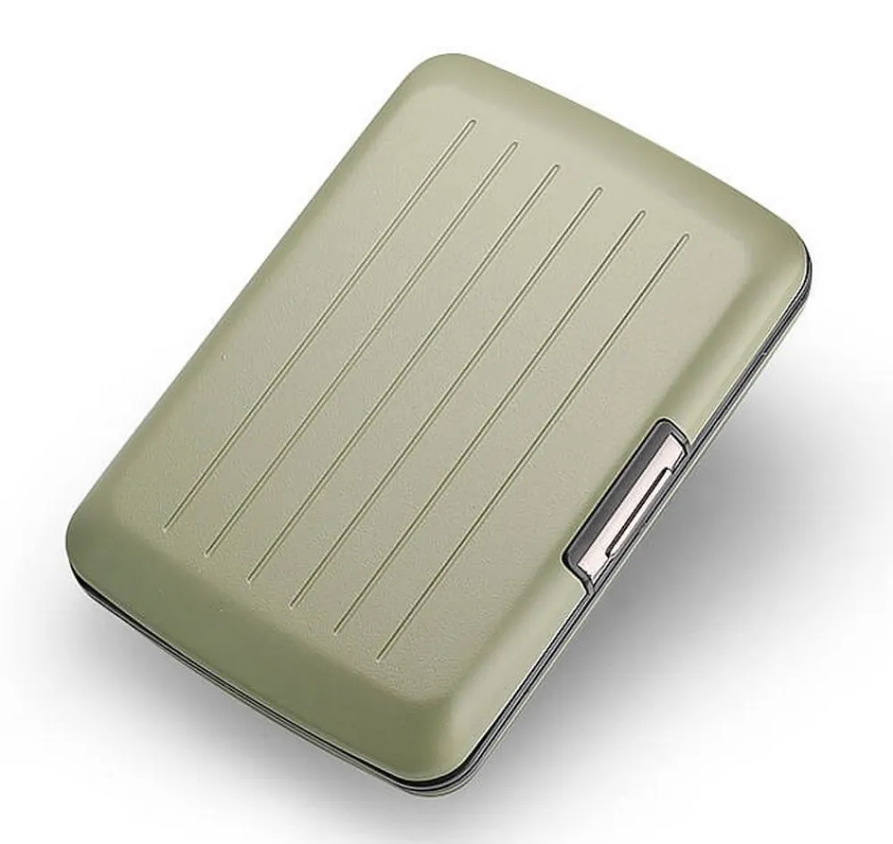 Ogon Design Portafoglio in alluminio Smart Case V2 Cactus Green< Portafogli Alluminio
