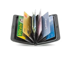 Ogon Design Portafoglio in alluminio Smart Case V2 Navy Blue< Portafogli Alluminio