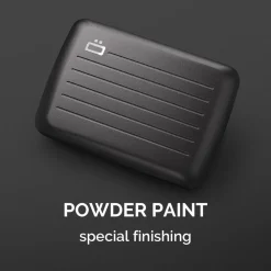 Ogon Design Portafoglio in alluminio Smart Case V2 Opium Black< Portafogli Alluminio