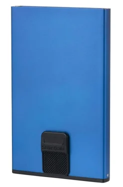 Samsonite Portafoglio in alluminio Alu Fit True Blue<Uomo Portafogli Alluminio|Portafogli Uomo