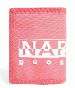 Napapijri Portafoglio Happy Wallet 3 Pink Tear<Uomo Portafogli Uomo