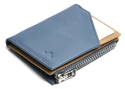 Roik Portafoglio Zip Coin Blue Capri<Uomo Portafogli Uomo