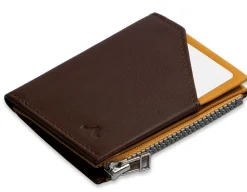 Roik Portafoglio Zip Coin Brown Mustard<Uomo Portafogli Uomo