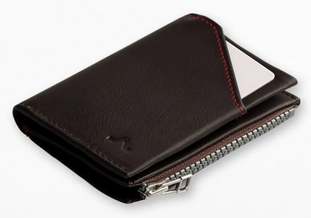 Roik Portafoglio Zip Coin Dark Brown<Uomo Portafogli Uomo