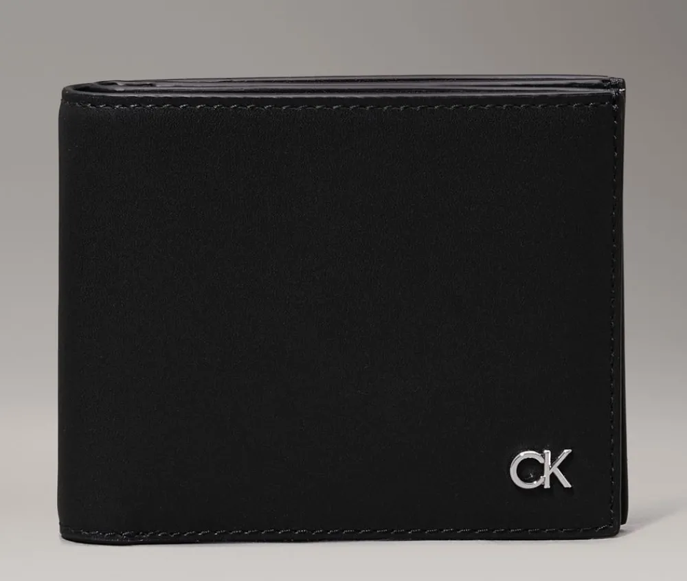 Calvin Klein Portafoglio uomo Nero<Uomo Portafogli Uomo