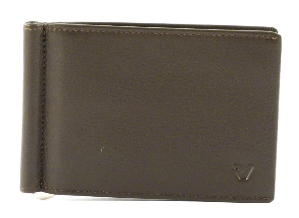 Roncato Portafoglio uomo fermasoldi a molla Pascal 2906 Marrone<Uomo Portafogli Uomo