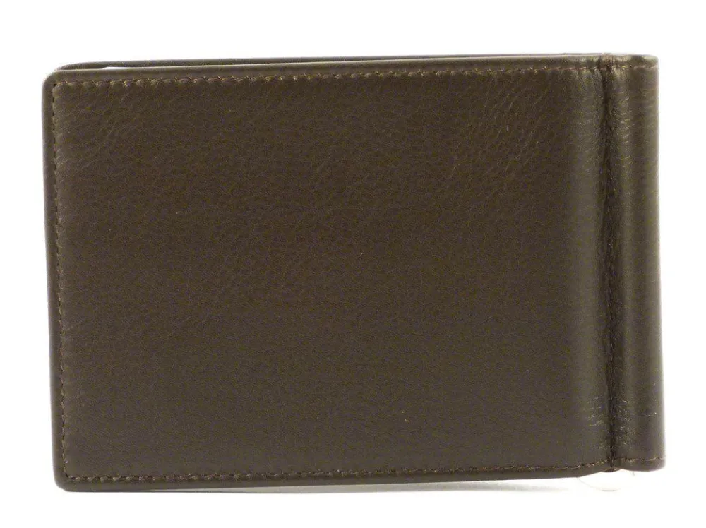 Roncato Portafoglio uomo fermasoldi a molla Pascal 2906 Marrone<Uomo Portafogli Uomo