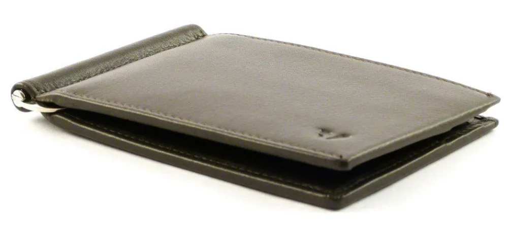 Roncato Portafoglio uomo fermasoldi a molla Pascal 2906 Marrone<Uomo Portafogli Uomo