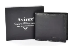 Avirex Portafoglio uomo piccolo Austin AST05 Nero<Uomo Portafogli Uomo