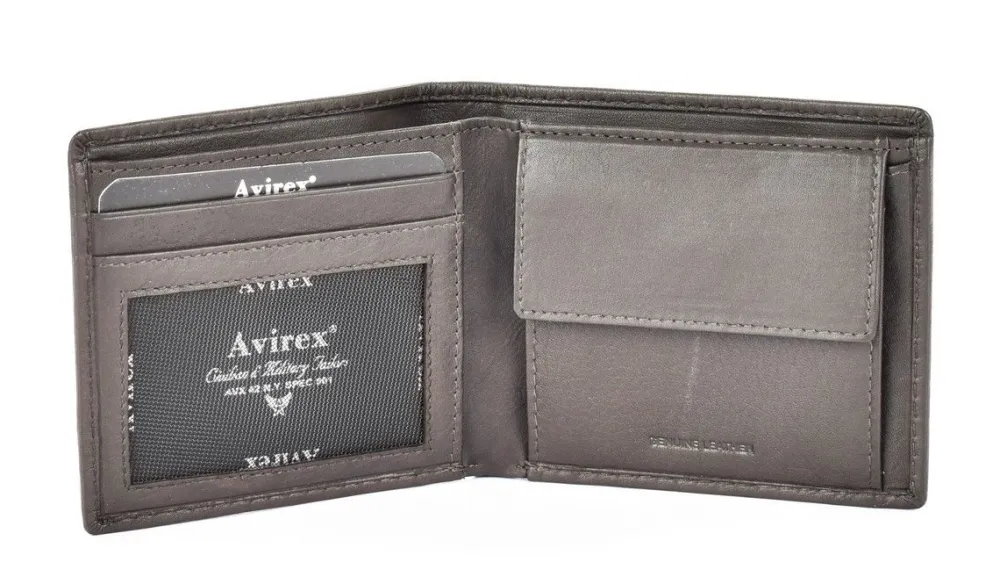 Avirex Portafoglio uomo piccolo Austin AST05 Marrone<Uomo Portafogli Uomo