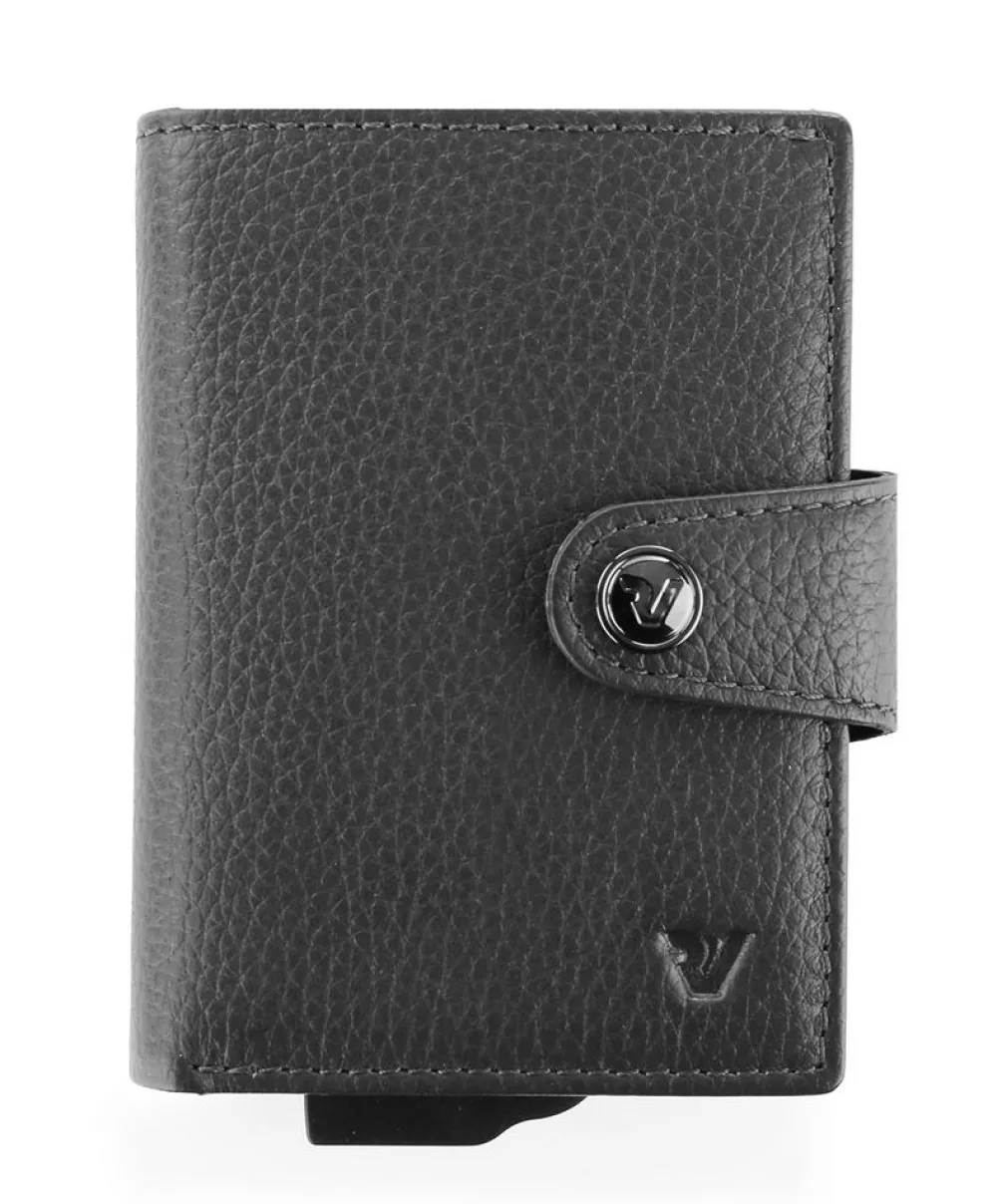 Roncato Portafoglio uomo piccolo Iron 715<Uomo Portafogli Alluminio|Portafogli Uomo