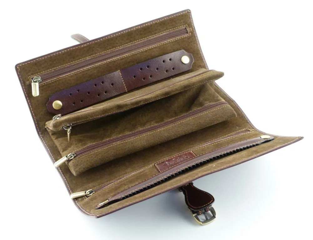 Tony Perotti Portagioielli in cuoio art 1286 moro< Accessori In Pelle