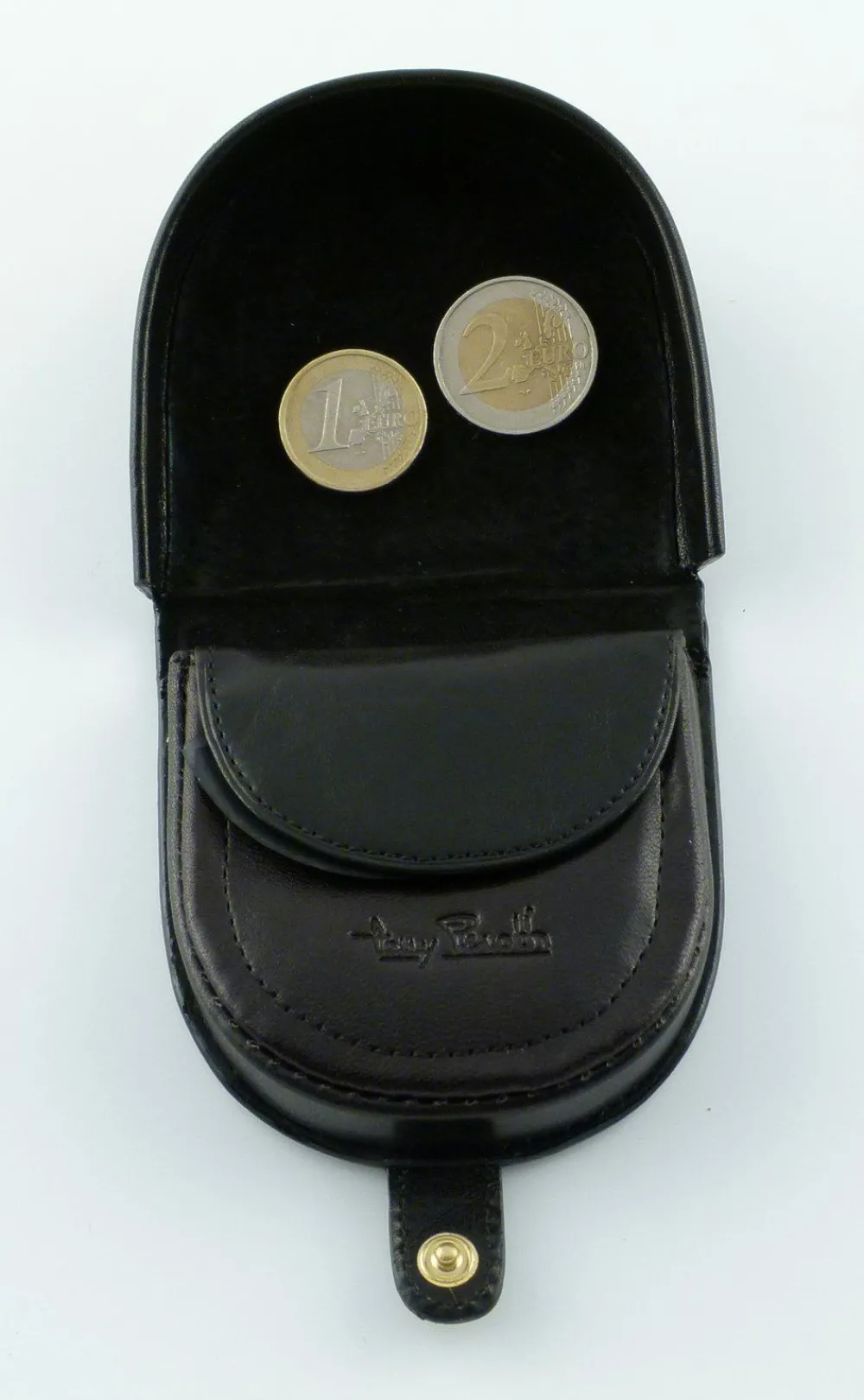 Tony Perotti Portamonete tacco in cuoio art 1196 nero< Portachiavi E Portamonete