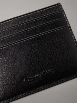 Calvin Klein Set regalo Portadocumenti e Portachiavi Nero<Uomo Portadocumenti|Portafogli Uomo