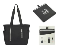 Roncato Shopper bag pieghevole Compact 2013 Nero Fumo< Borse Cabina