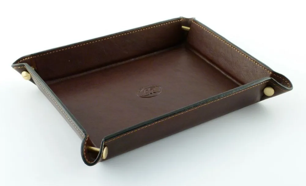 Tony Perotti Svuotatasche in cuoio art 1365L marrone< Accessori In Pelle