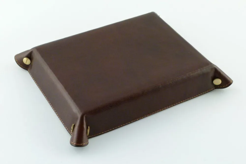 Tony Perotti Svuotatasche in cuoio art 1365L marrone< Accessori In Pelle