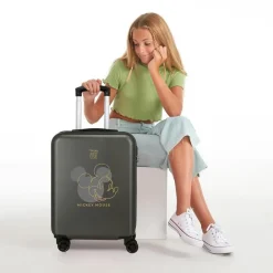 Disney Trolley cabina Mickey Outline Nero< Trolley Per Bambini|Bagaglio A Mano Easyjet