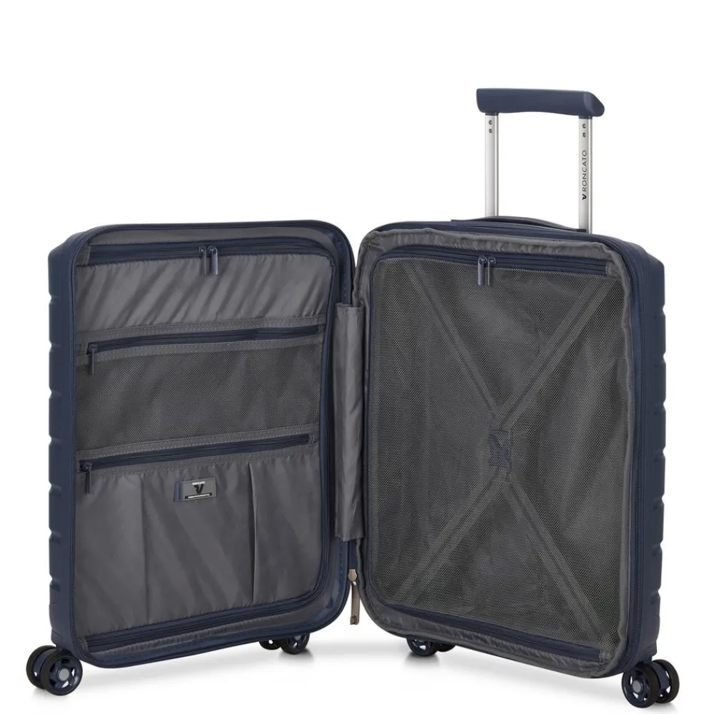 Roncato Trolley cabina espandibile B-Flying 8184 Notte< Trolley Porta Pc|Bagaglio A Mano Easyjet