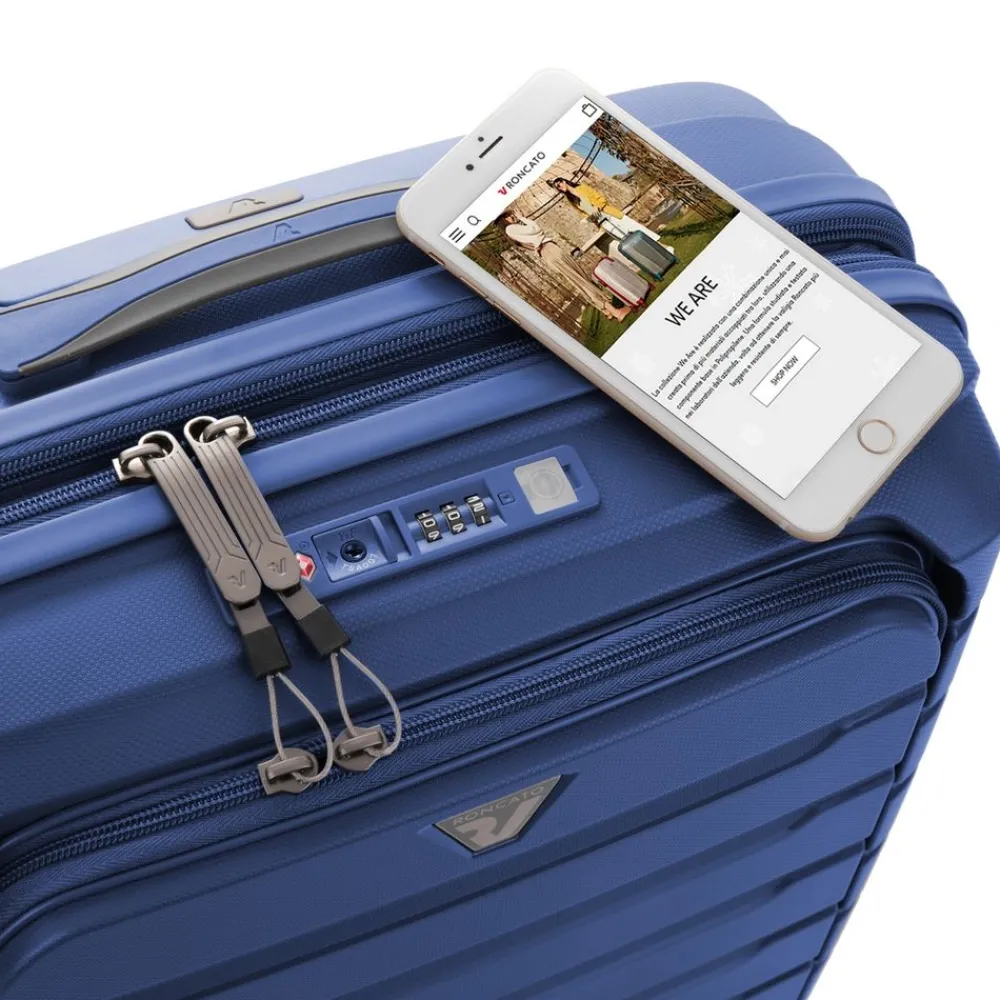 Roncato Trolley cabina espandibile B-Flying 8184 Notte< Trolley Porta Pc|Bagaglio A Mano Easyjet