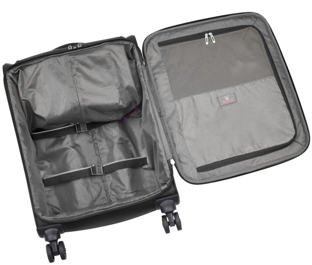 Roncato Trolley cabina Joy 6213 espandibile Nero< Bagaglio A Mano Easyjet|Bagaglio A Mano Ryanair