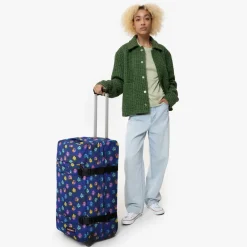 Eastpak Trolley Transit'R M Flowerblur Navy< Trolley Semirigidi