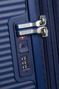 American Tourister Trolley espandibile Soundbox 77cm Midnight Navy< Trolley Rigidi