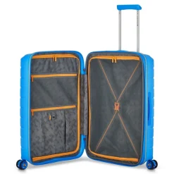 Roncato Trolley espandibile B-Flying medio 8182 Sky Blu< Trolley Rigidi