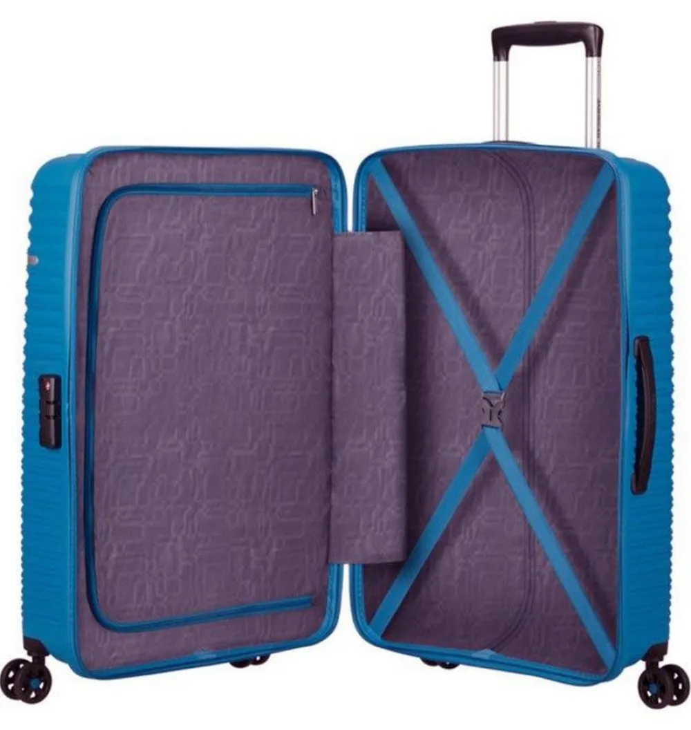 American Tourister Trolley grande Liftoff Coronet Blue< Trolley Rigidi