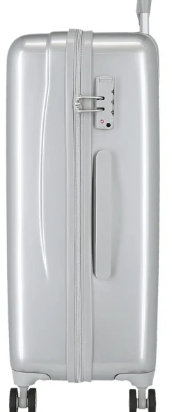 Disney Trolley medio Mickey 100 Argento< Trolley Per Bambini|Trolley Rigidi