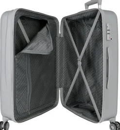 Disney Trolley medio Mickey 100 Argento< Trolley Per Bambini|Trolley Rigidi