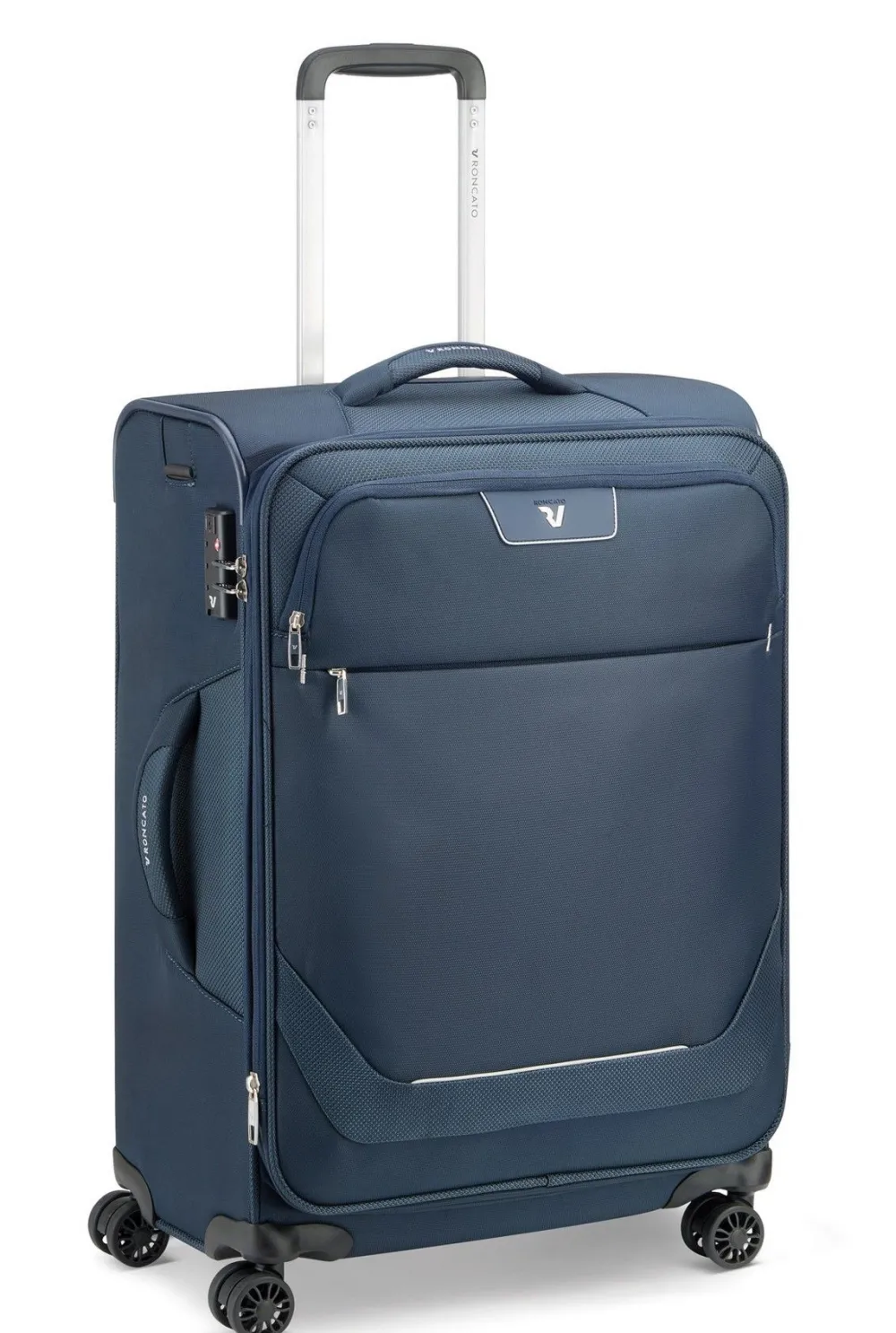 Roncato Trolley medio Joy 6212 espandibile Blu< Trolley Semirigidi