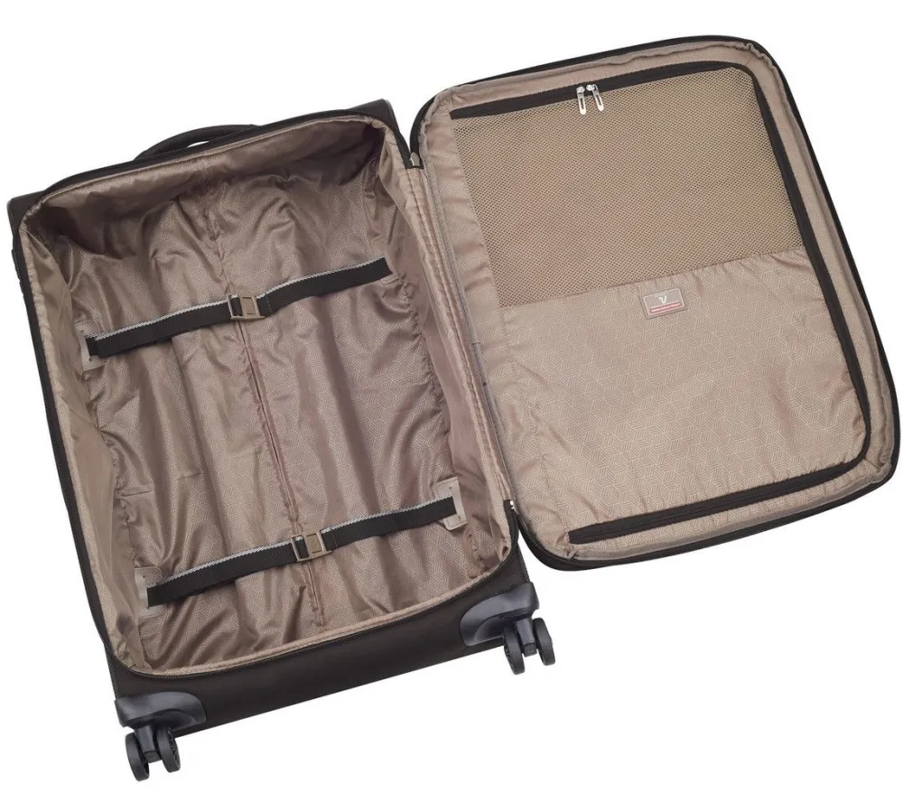 Roncato Trolley medio Joy 6212 espandibile Nero< Trolley Semirigidi