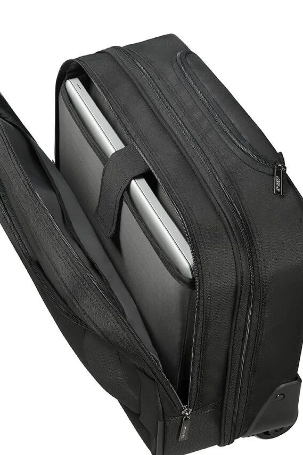 American Tourister Trolley porta pc AT Work Nero/Arancio< Trolley Porta Pc