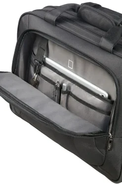 American Tourister Trolley porta pc AT Work Nero/Arancio< Trolley Porta Pc