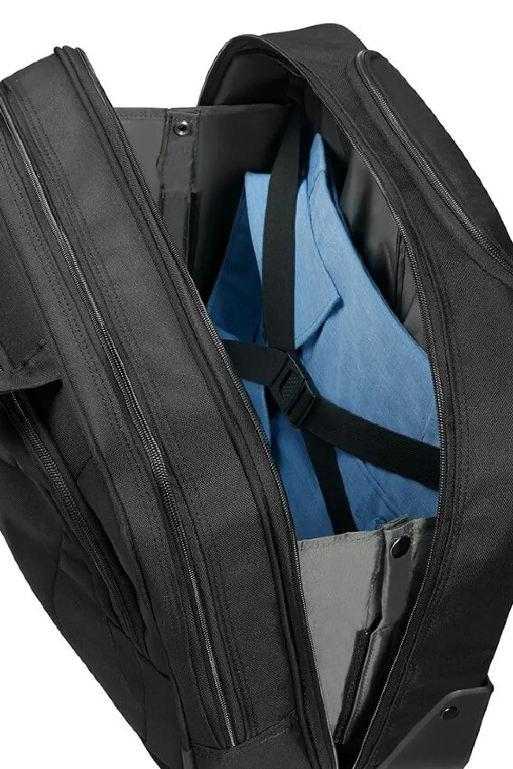 American Tourister Trolley porta pc AT Work Nero/Arancio< Trolley Porta Pc