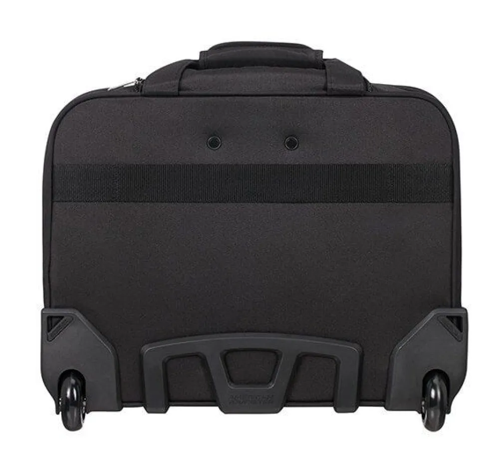 American Tourister Trolley porta pc AT Work Nero/Arancio< Trolley Porta Pc