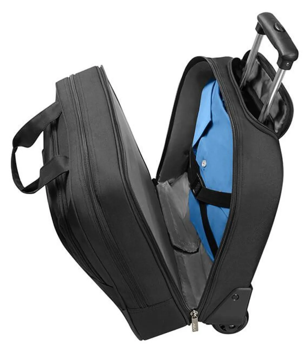 American Tourister Trolley porta pc AT Work Nero/Arancio< Trolley Porta Pc