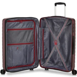 Roncato Trolley Wave medio espandibile 9722 Rosso Scuro< Trolley Rigidi