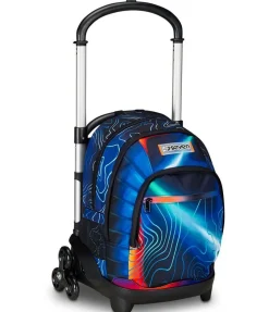 Seven Trolley scuola 3 ruote Flex Mapset Boy< Zaini Trolley