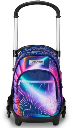 Seven Trolley scuola 3 ruote Flex Mapset Girl< Zaini Trolley