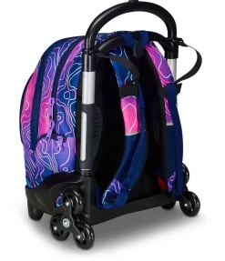Seven Trolley scuola 3 ruote Flex Mapset Girl< Zaini Trolley